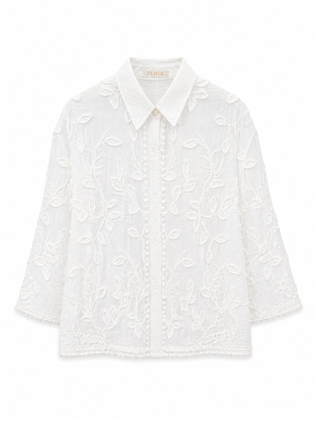 Blusa bordada romántica Novedad