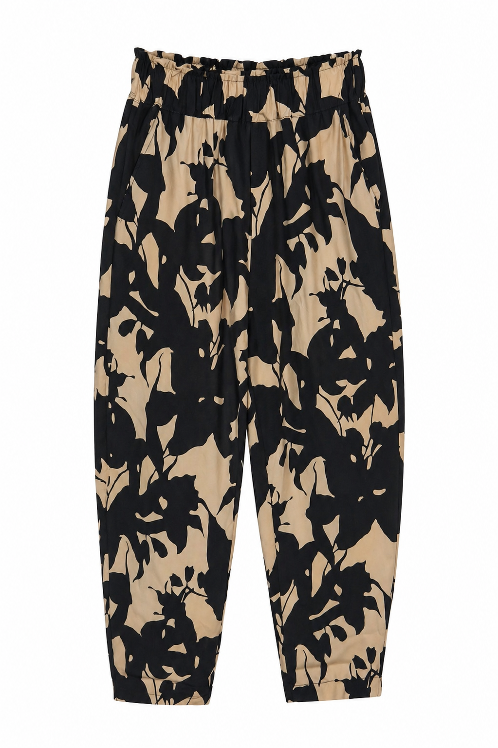 Pantalón estampado bicolor Novedades