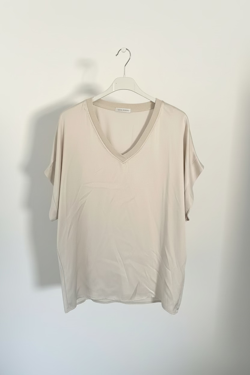 Camiseta de raso