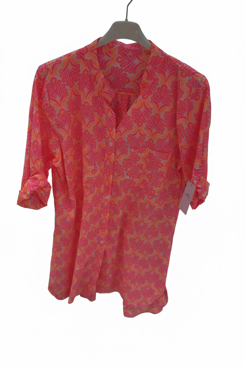 Vestido estampado fluor