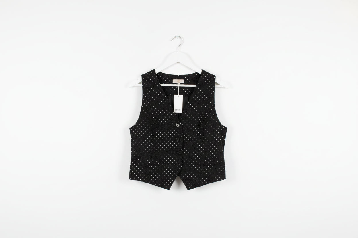 Chaleco apliques brillo