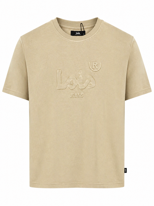 Camiseta Lois Jeans Logo Relief