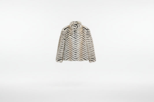 Chaqueta pelo combinado