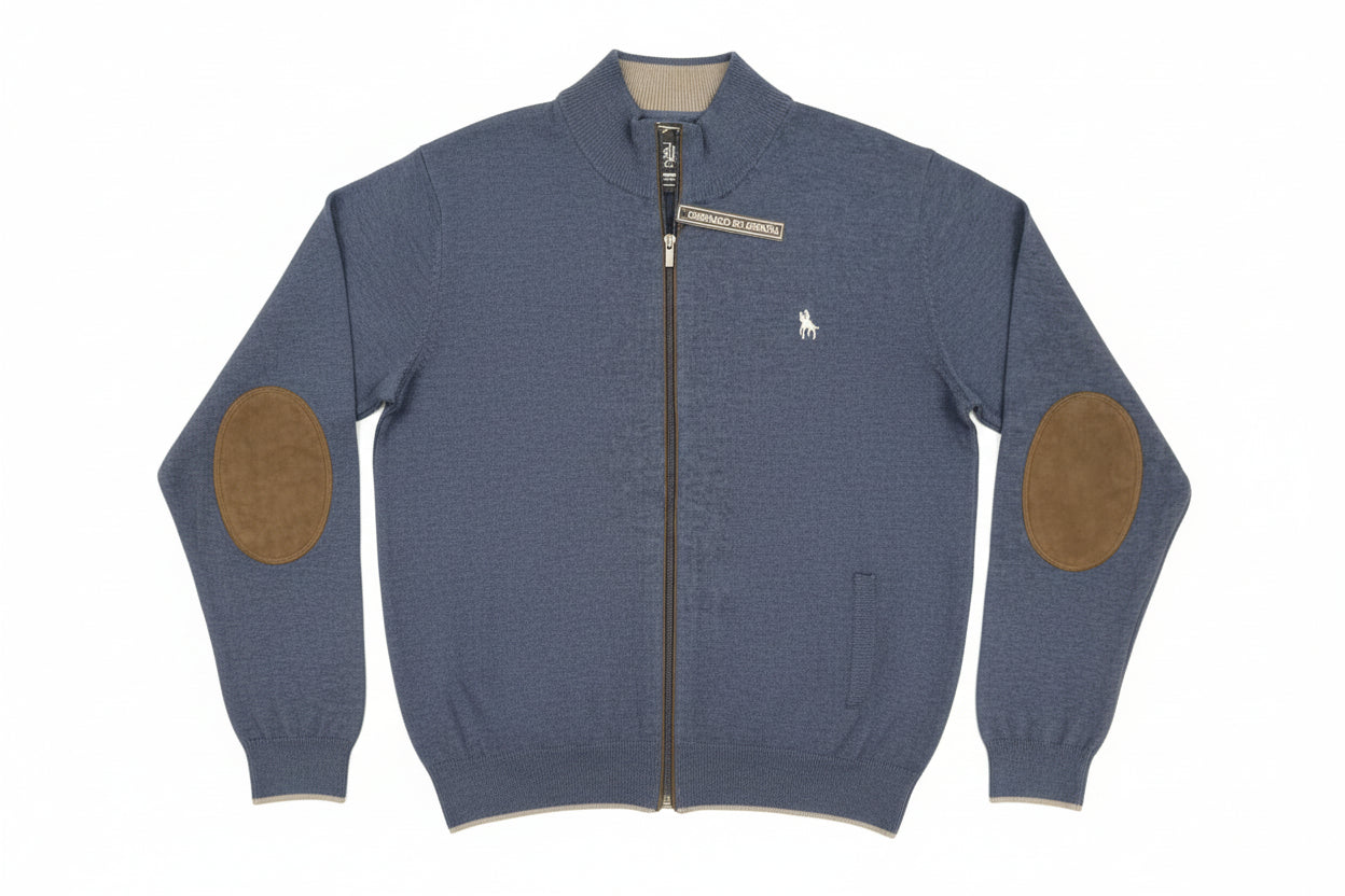 Chaqueta hombre tipo cárdigan.