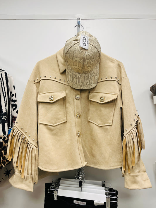 Chaqueta flecos