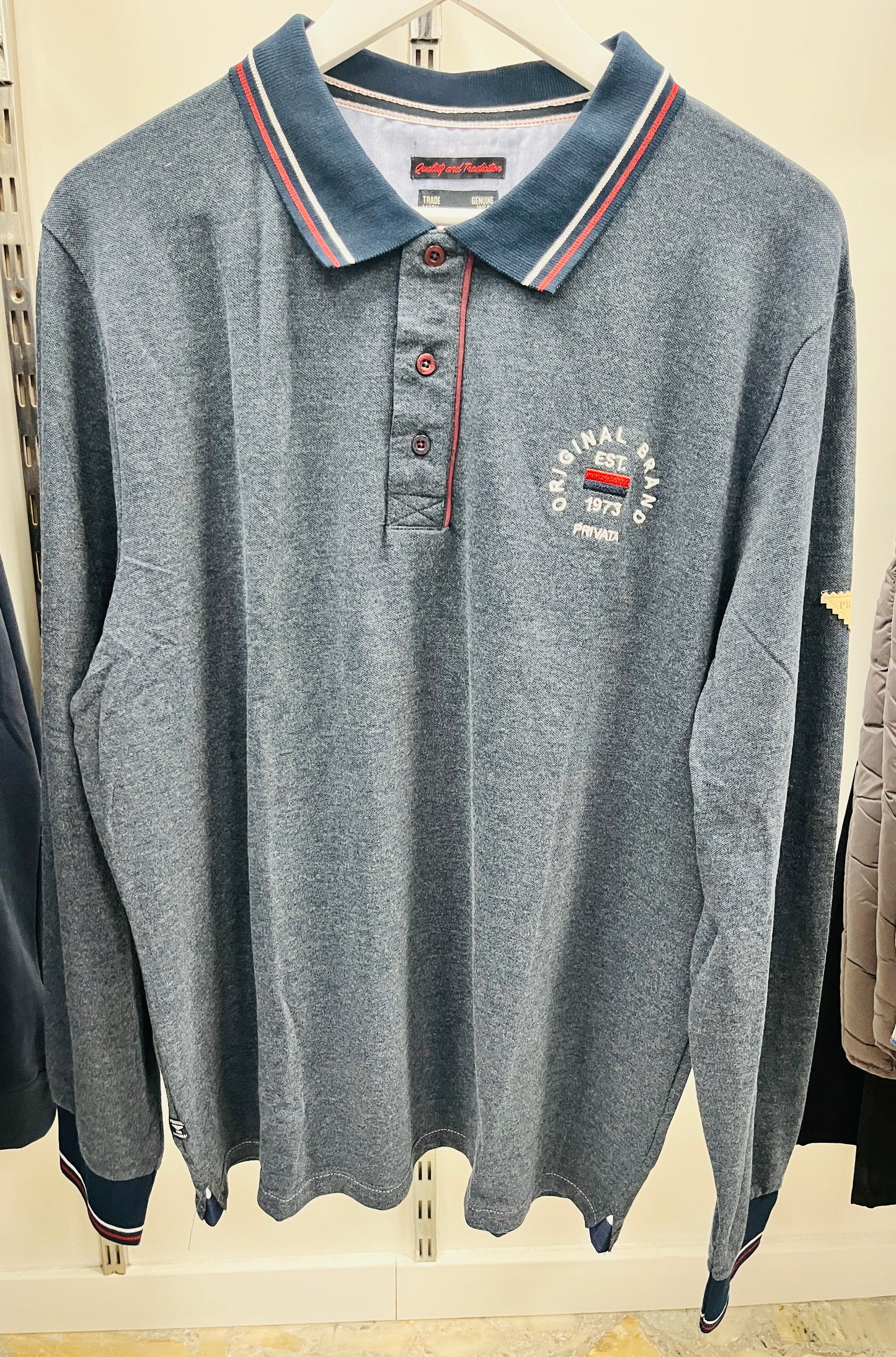 Polo Hombre azul marino