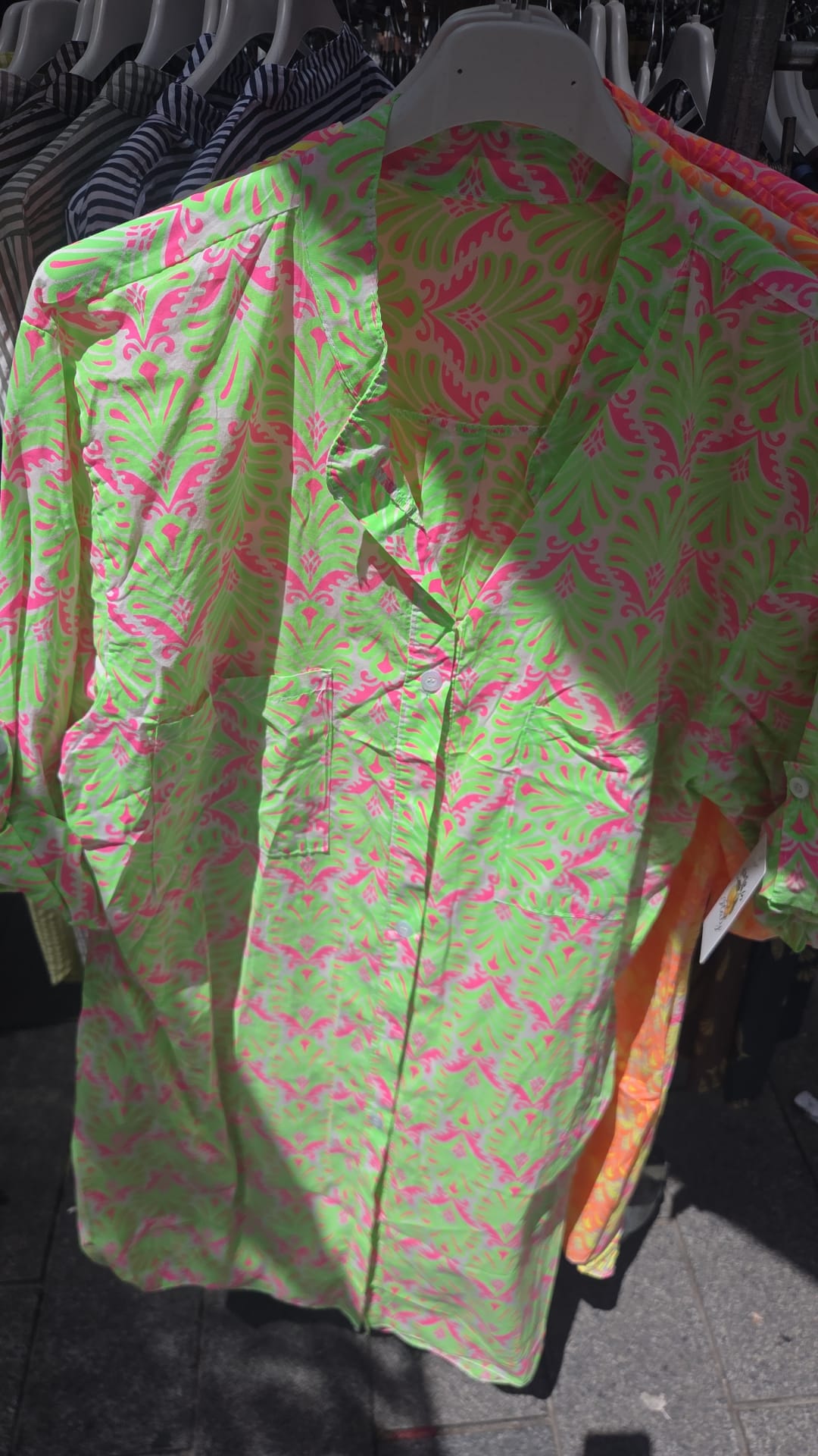 Vestido estampado fluor